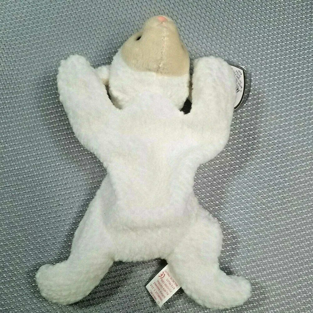Rare Beanie baby Fleece The lamb HUGE ERROR-Wrong Color Fiber Great Condition 96